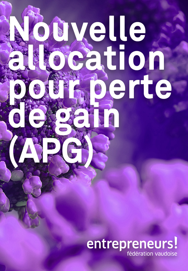 Allocation pour perte de gain (APG) et simplification pour les cotisations